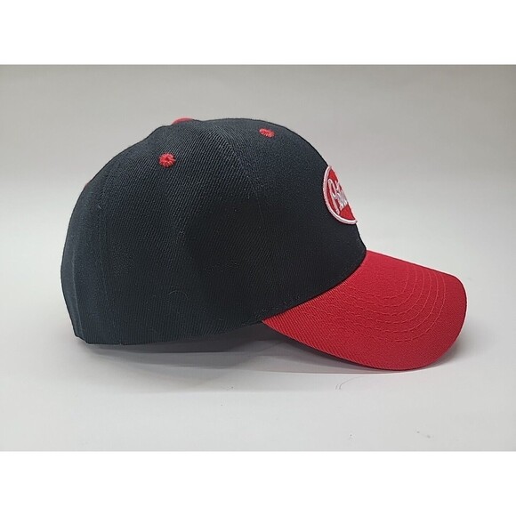 Peterbilt‎ Logo Black And Red Hat Hook And Loop Strap Truck Cap Baseball Style - Picture 4 of 7